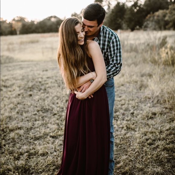 Essence of Style Plum Maxi Dress. Lulus. Small. - Picture 4 of 5